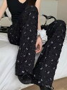 【SALE/9%OFF】DIAVEL ミニフリルパンツ/リボン柄・ドット柄 ディアベル パンツ その他のパンツ ピンク ホワイト ブラック