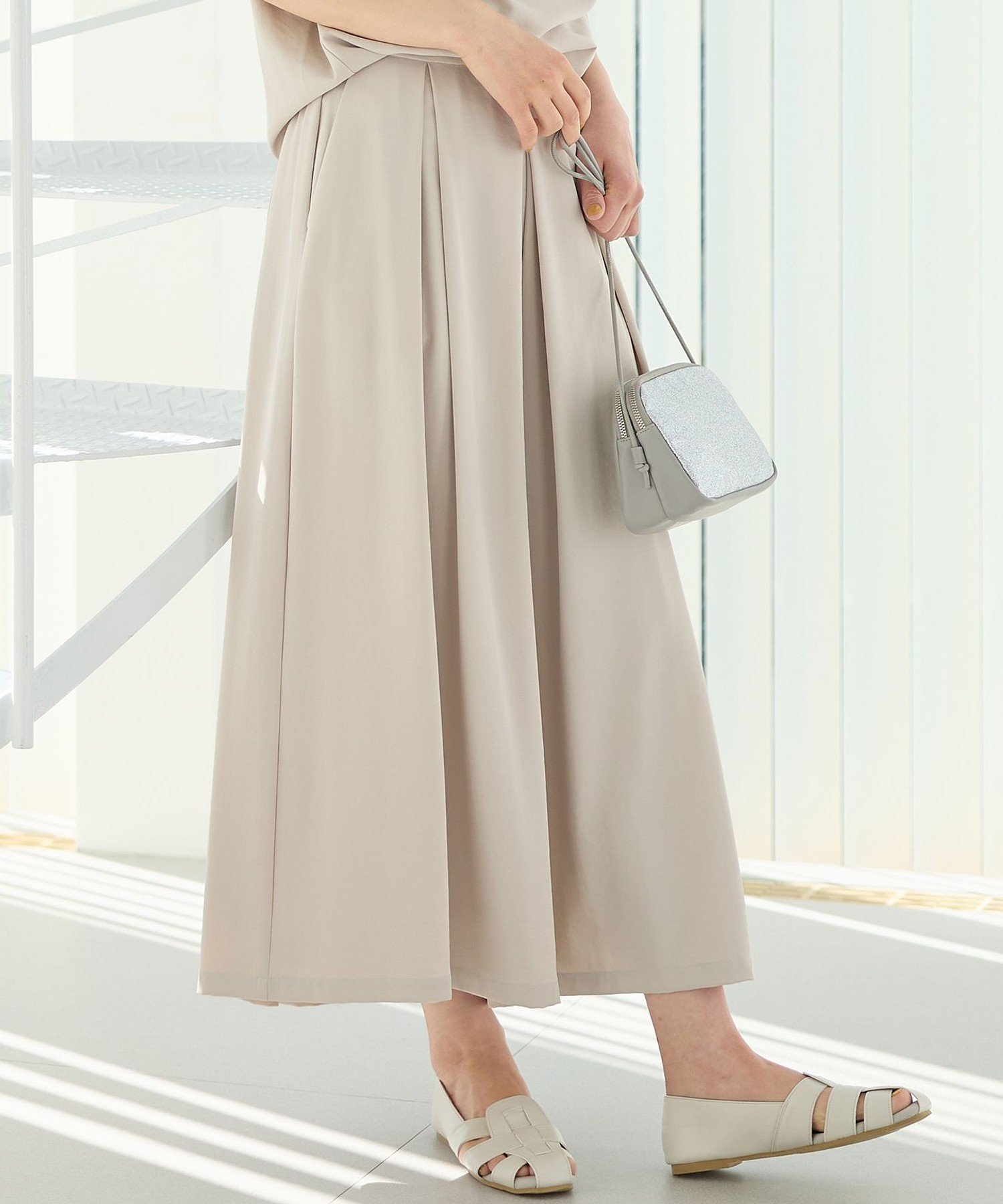 【SALE／30%OFF】ANY L さらさらDRYスカーチョ エニィ パンツ その他のパンツ ベー...