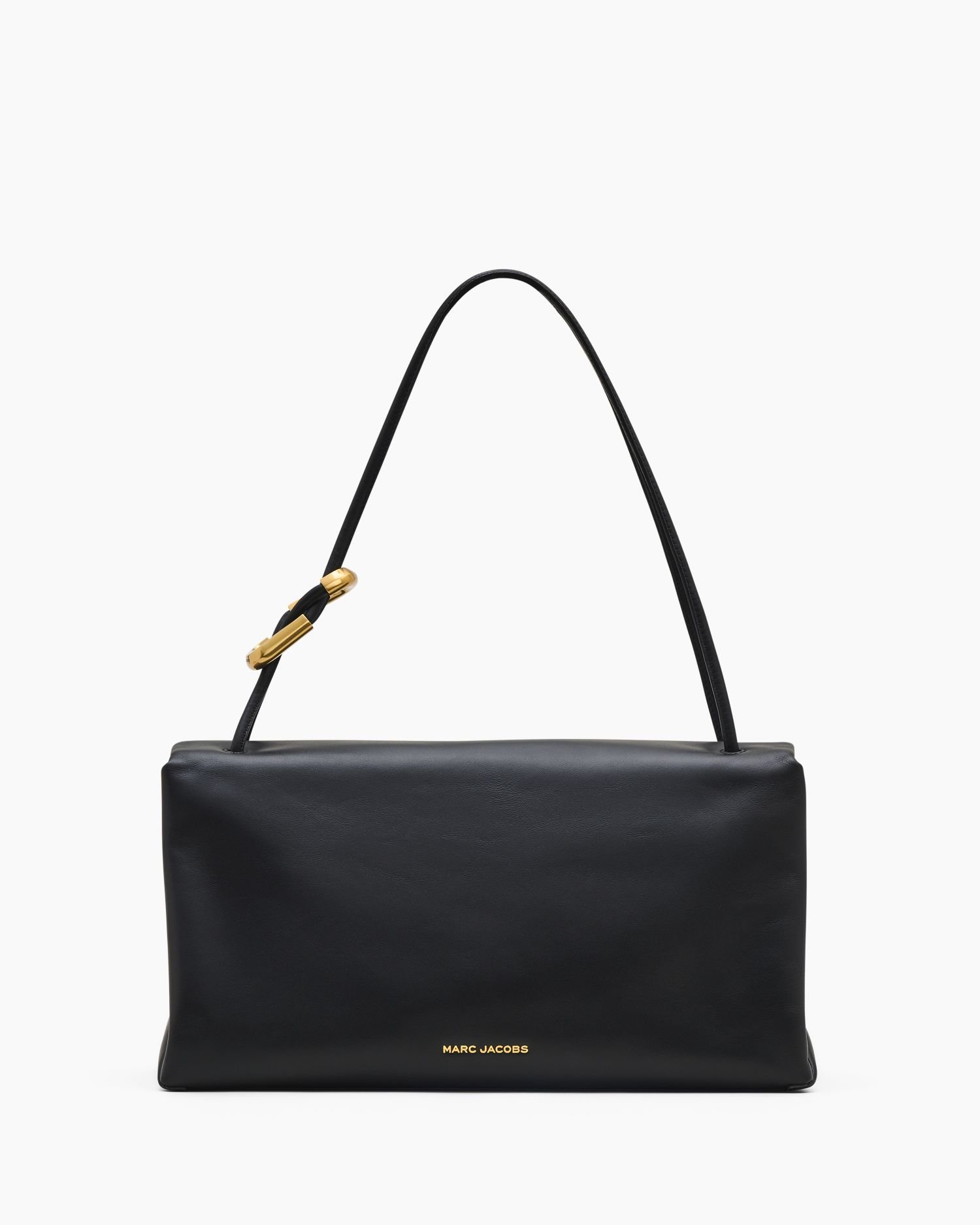 MARC JACOBS 【公式】THE LARGE DUAL SHOULDER/ザ レザー デュアル ショルダー ラージ マーク ジェイコブス バッグ ショルダーバッグ ブラック【送料無料】