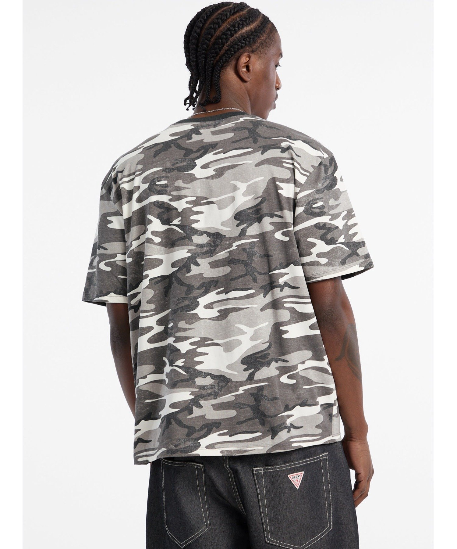 【SALE／50%OFF】GUESS Originals GUESS Originals Tシャツ (M)Printed Logo Tee ゲス トップス カットソー・Tシャツ グレー