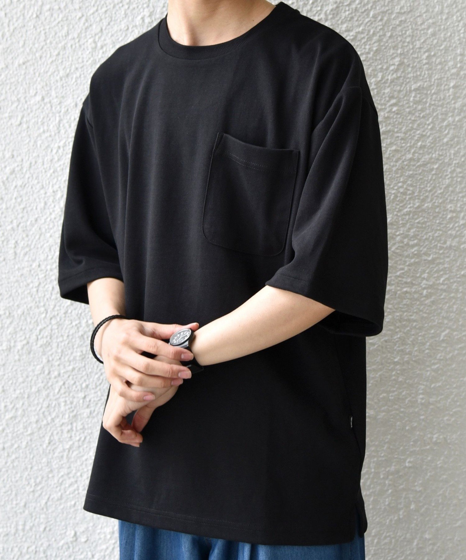 SHIPS any:＜接触冷感＞COOL TOUCH スムース リラックス ポケット Tシャツ 26SS◇ シップス トップス カットソー・Tシャツ グレー ブラック ネイビー ベージュ ホワイト