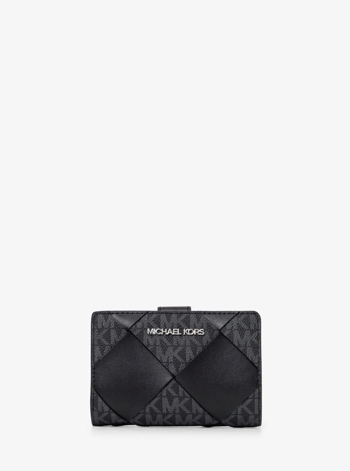 【SALE／70%OFF】MICHAEL KORS JET SET TRAVEL ビルフォールド ジップ コイン ウォレット ミディアム マイケルコース マイケル・コース 財布・ポーチ・ケース 財布 ブラック【送料無料】