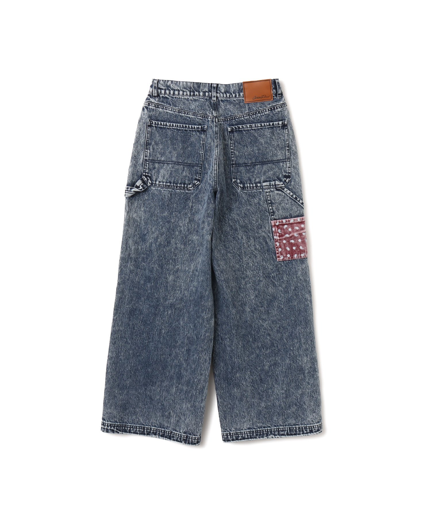 atmos pink atmos pink Panelled Bandana Denim Pants BLUE アトモス パンツ その他のパンツ ブルー
