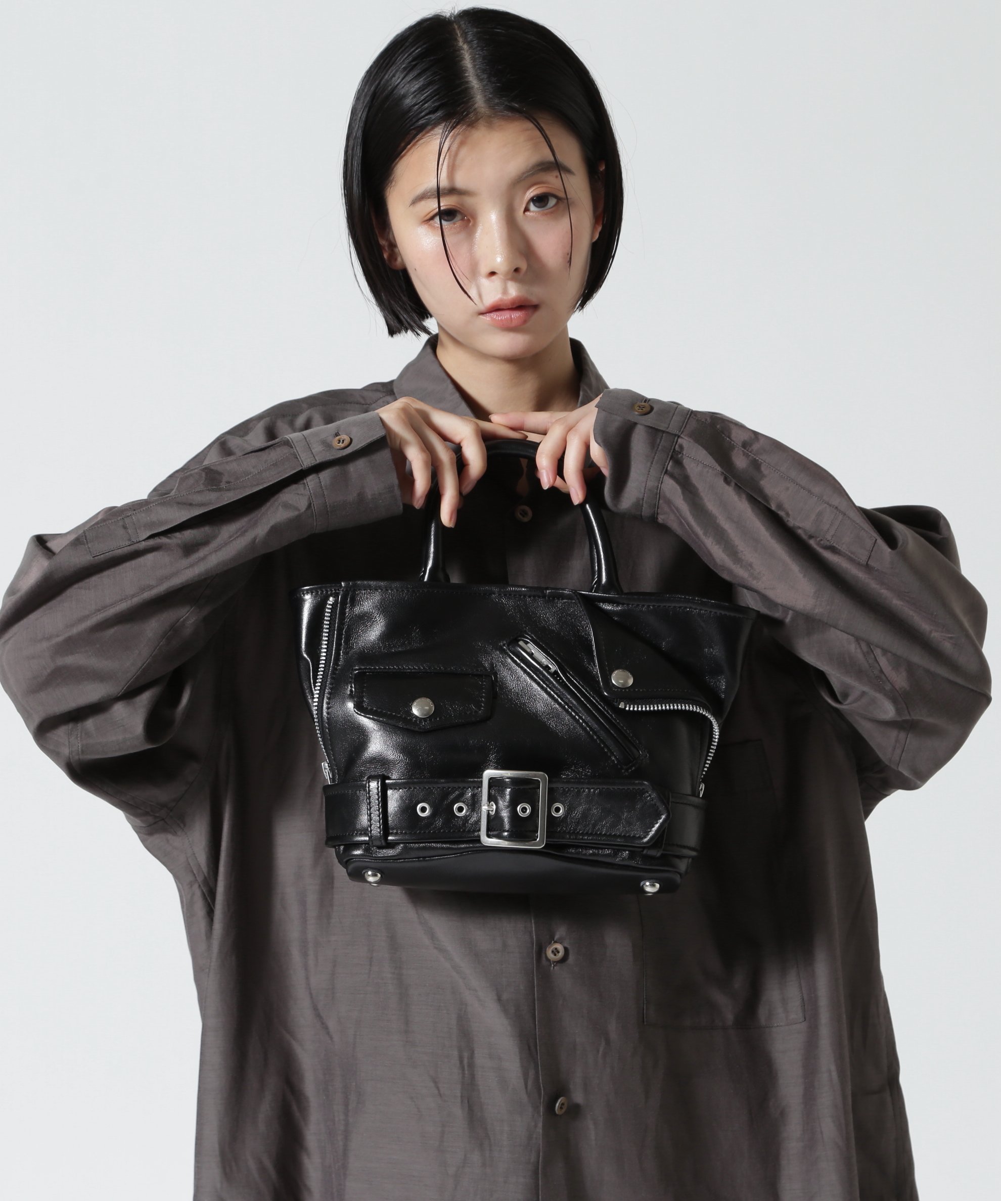 ROYAL FLASH beautiful people/ビューティフルピープル/excerption riders kids tote bag ロイヤルフラッシュ バッグ その他のバッグ ブラック