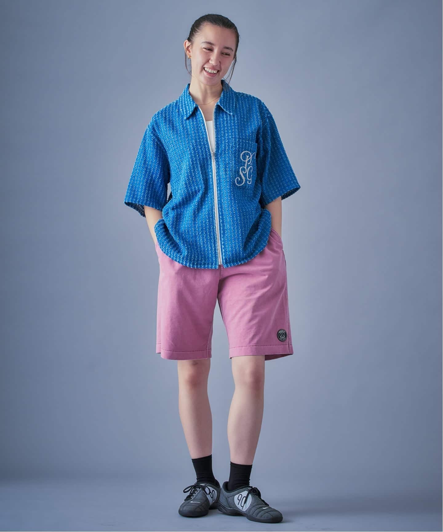 Paris Saint-Germain 追加【Paris Saint-Germain / パリ・サン=ジェルマン】JP Denim Zip Shirts エディフィス トップス シャツ・ブラウス ブルー