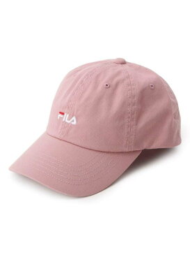 【SALE／10%OFF】SHOO・LA・RUE 【FILA】ミニロゴキャップ シューラルー 帽子/ヘア小物 キャップ ブラック ベージュ ピンク ネイビー