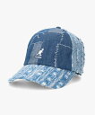 KANGOL KANGOL DENIM MASHUP BASEBALL I[o[Ch Xq Lbv lCr[yz