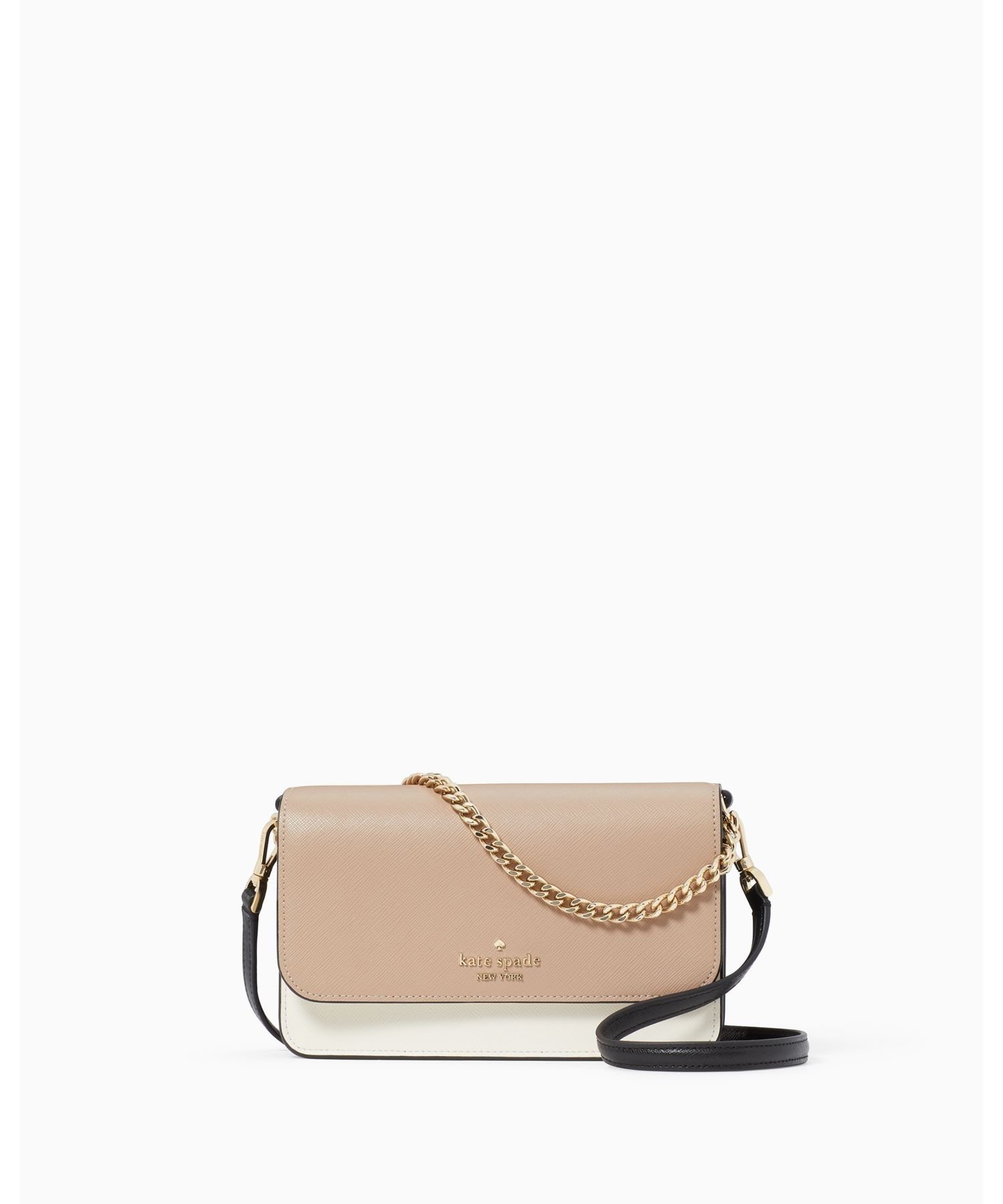 【SALE／69%OFF】kate spade new york マディソン カラーブロック スモール フラップ クロスボディ ケイトスペードニューヨーク バッグ ショルダーバッグ ブラウン【送料無料】