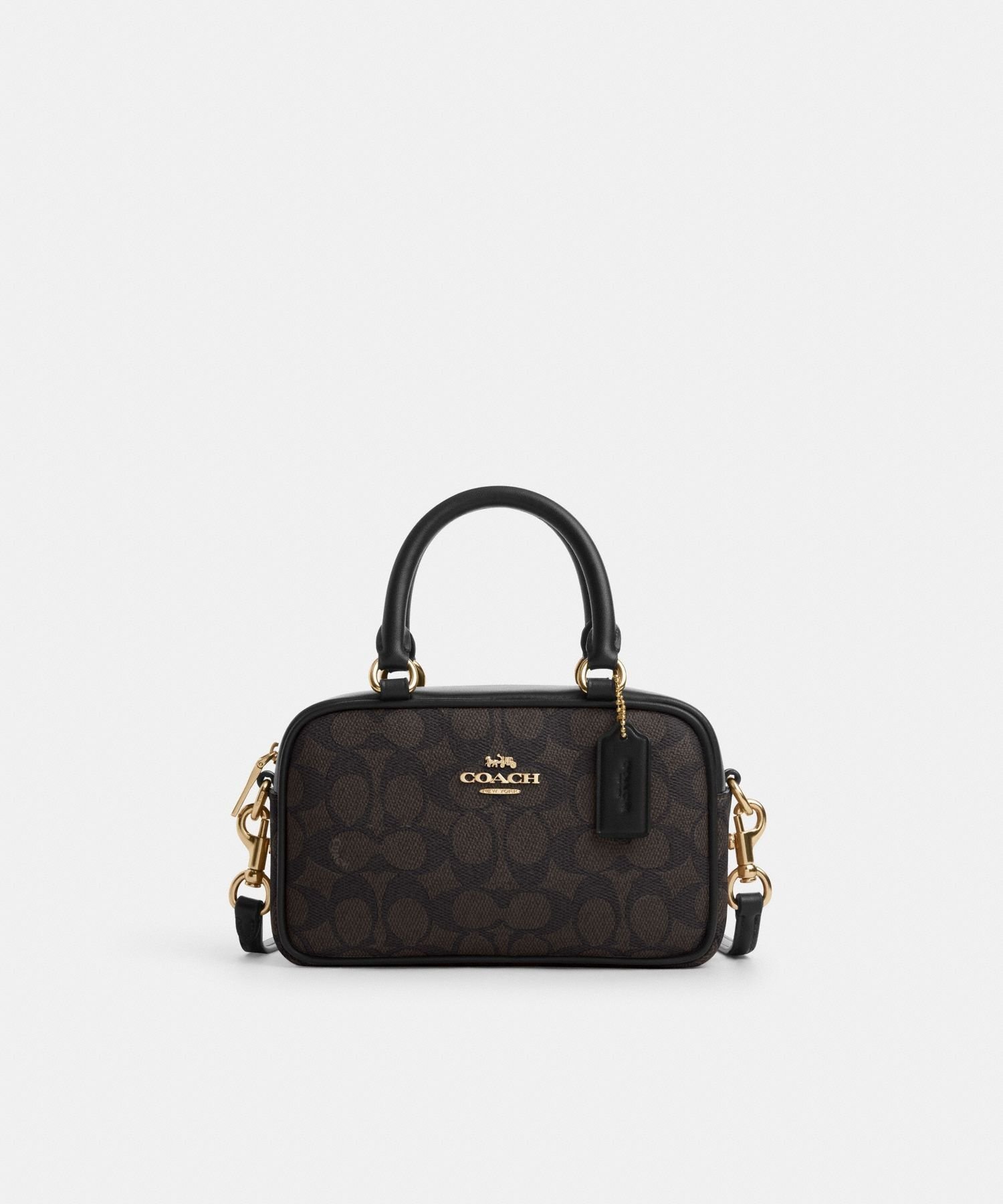 楽天市場】COACH シグネチャー サッチェル(カラーブラック 楽天市場】COACH シグネチャー サッチェル(カラーブラック