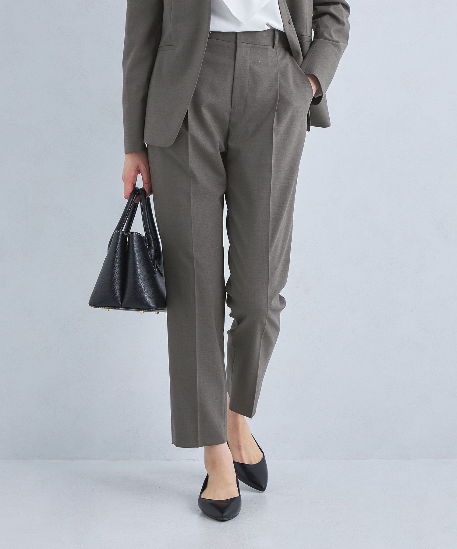 【SALE／30%OFF】UNITED ARROWS green label relaxing [size TALLあり]カチリラ テーパード パンツ ユナイテッドアローズ アウトレット パンツ スラックス・ドレスパンツ グレー ネイビー ベージュ【送料無料】のサムネイル