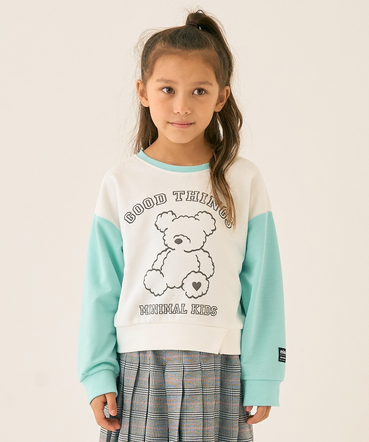 MINIMAL クマシリーズ裏毛プルオーバー ナルミヤオンライン トップス スウェット・トレーナー ピンク ..