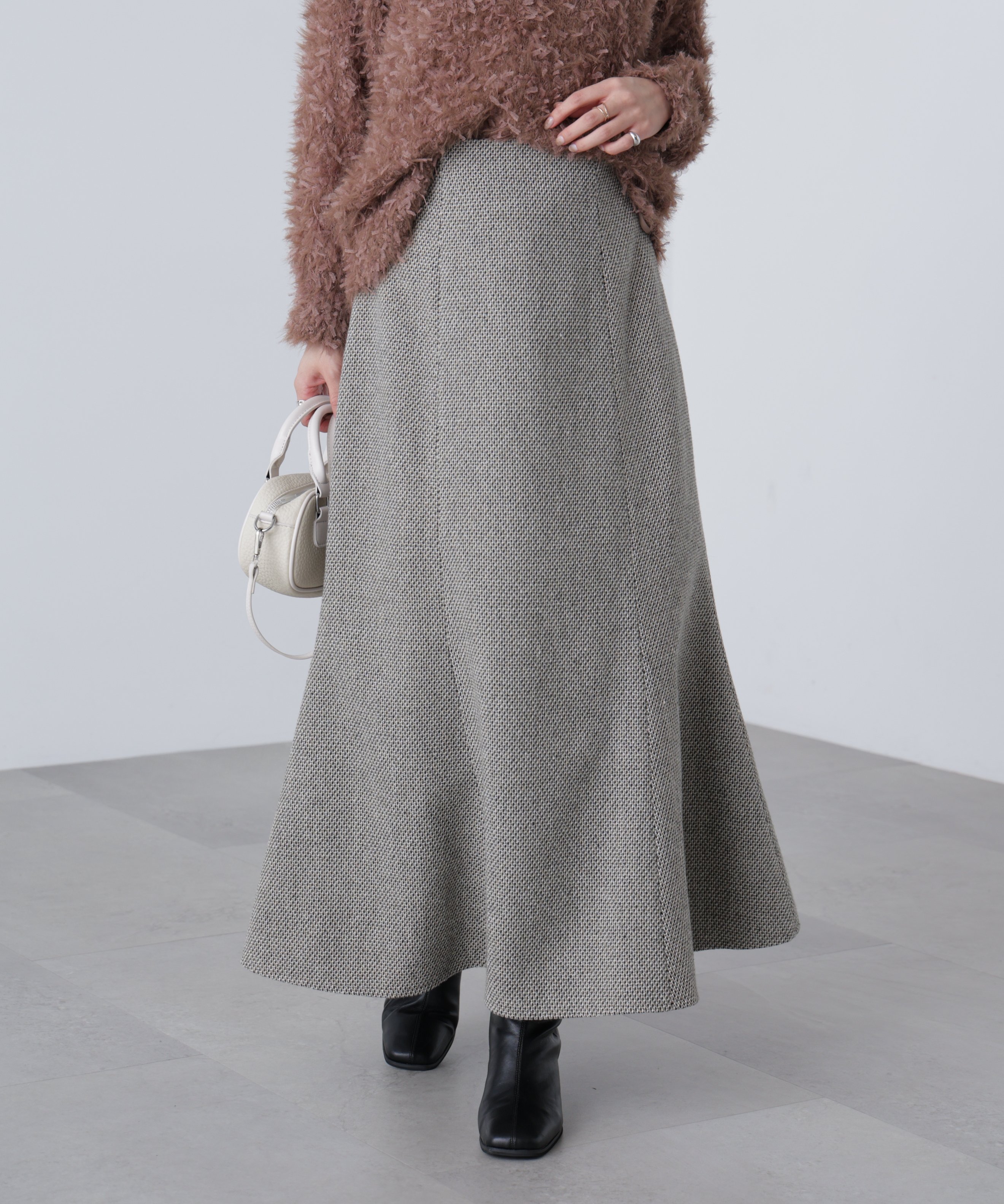 【SALE／40%OFF】FREE'S MART [低身長サイズ/Sシリーズ]ツイードマーメイドスカート フリーズ マート スカート その他のスカート ブラック...