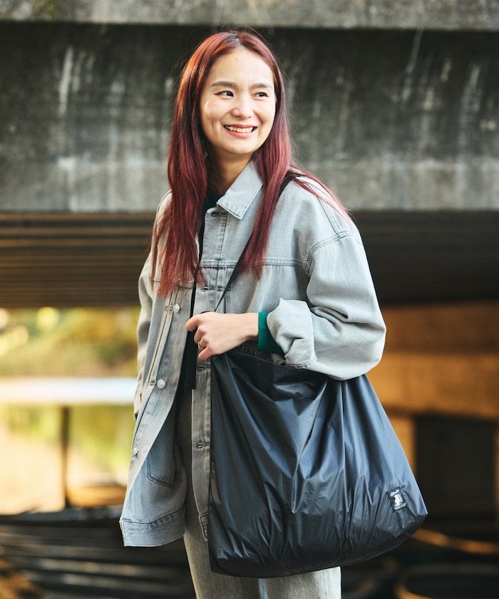 別注 撥水PACKABLE SHOULDER パッカブル ショルダーバッグ フリークスストア バッグ ショルダーバッグ ブラック グレー パープル ベージュ
