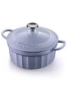 BUYDEEM BUYDEEM/BUYDEEM/SHEFWARE 鋳物ホウロウ鍋 パープル アントレスクエア 食器・調理器具・キッチン用品 その他の食器・調理器...