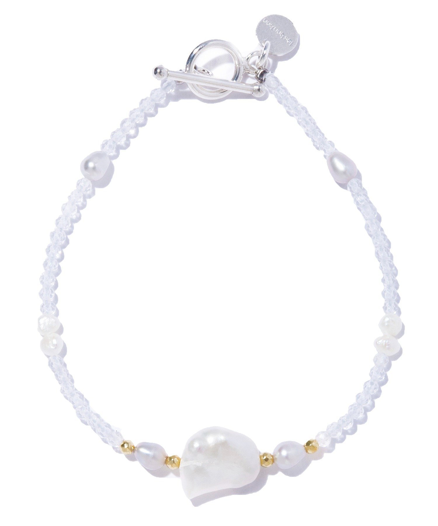 les bon bon les bon bon/crystal dreamy bracelet BOB469 セットアップセブン アクセサリー・腕時計 ブレスレット・バングル ホワイト【送料無料】