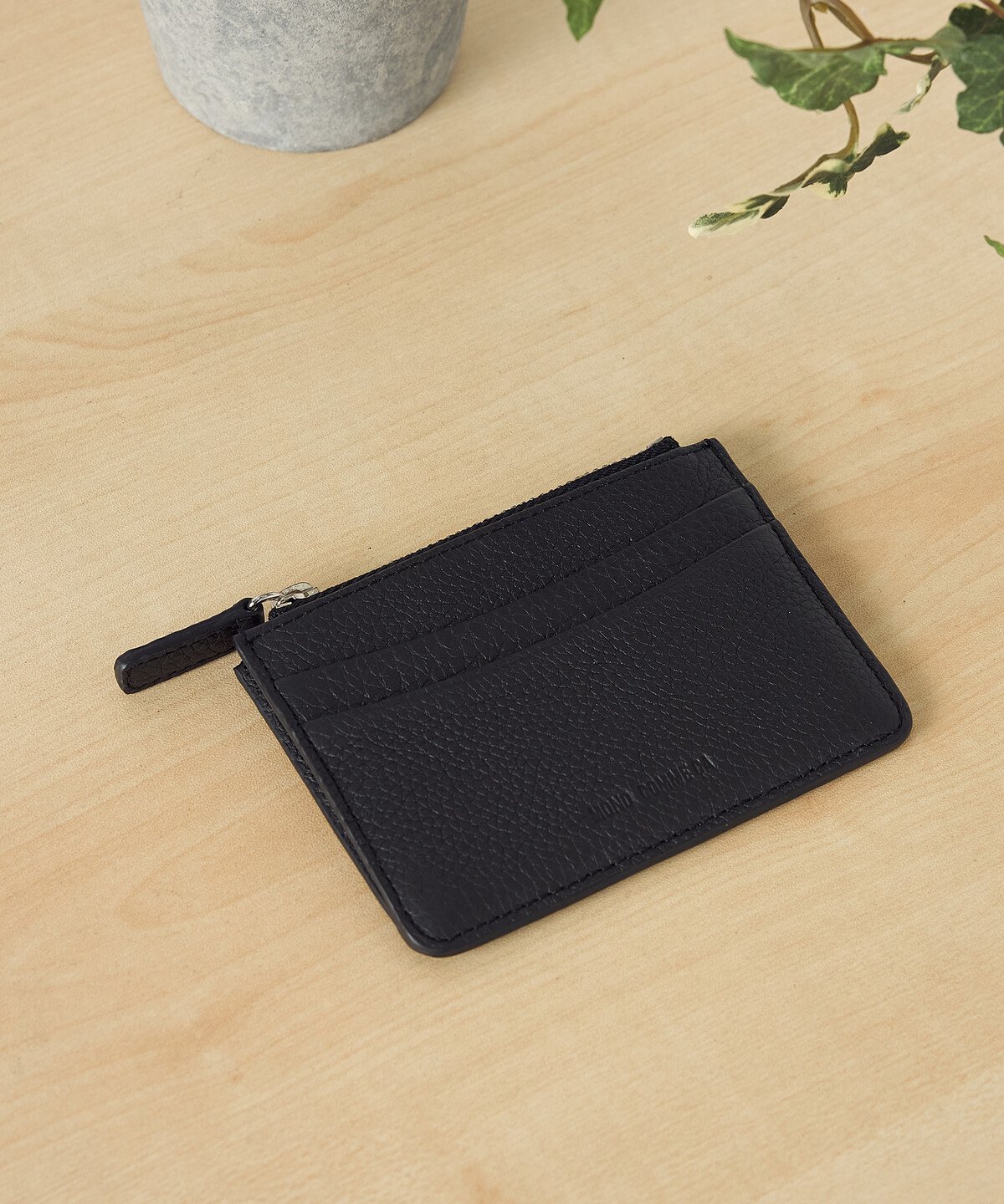 【SALE／30%OFF】MONO COMME CA ファスナーポケット付き カードケース コムサイズム 財布・ポーチ・ケース 名刺入れ・カードケース グレー オレンジ ブルー ホワイト ブラック【送料無料】