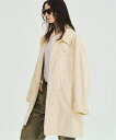 JOURNAL STANDARD 【FOLL / フォル】cotton washed journey coat ジャーナル スタンダード ジャケット・アウター ステンカラーコート ネイビー ブラウン【送料無料】(4)