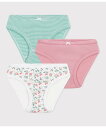 PETIT BATEAU ショーツ3枚組 プチバトー インナー・ルームウェア ショーツ【送料無料】