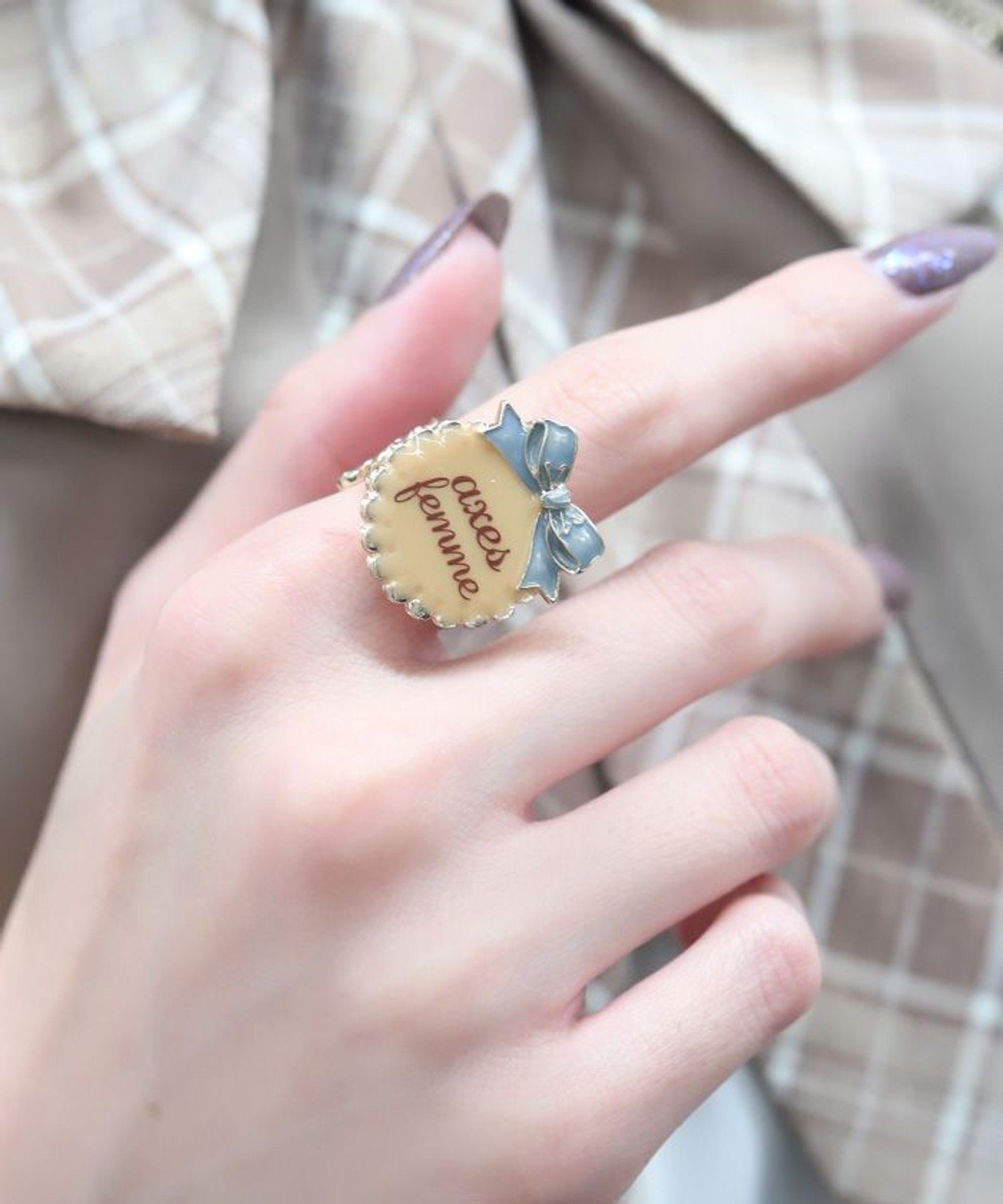 【SALE／20%OFF】axes femme ティータイムモチーフリング アクシーズファム アクセサリー・腕時計 リング・指輪