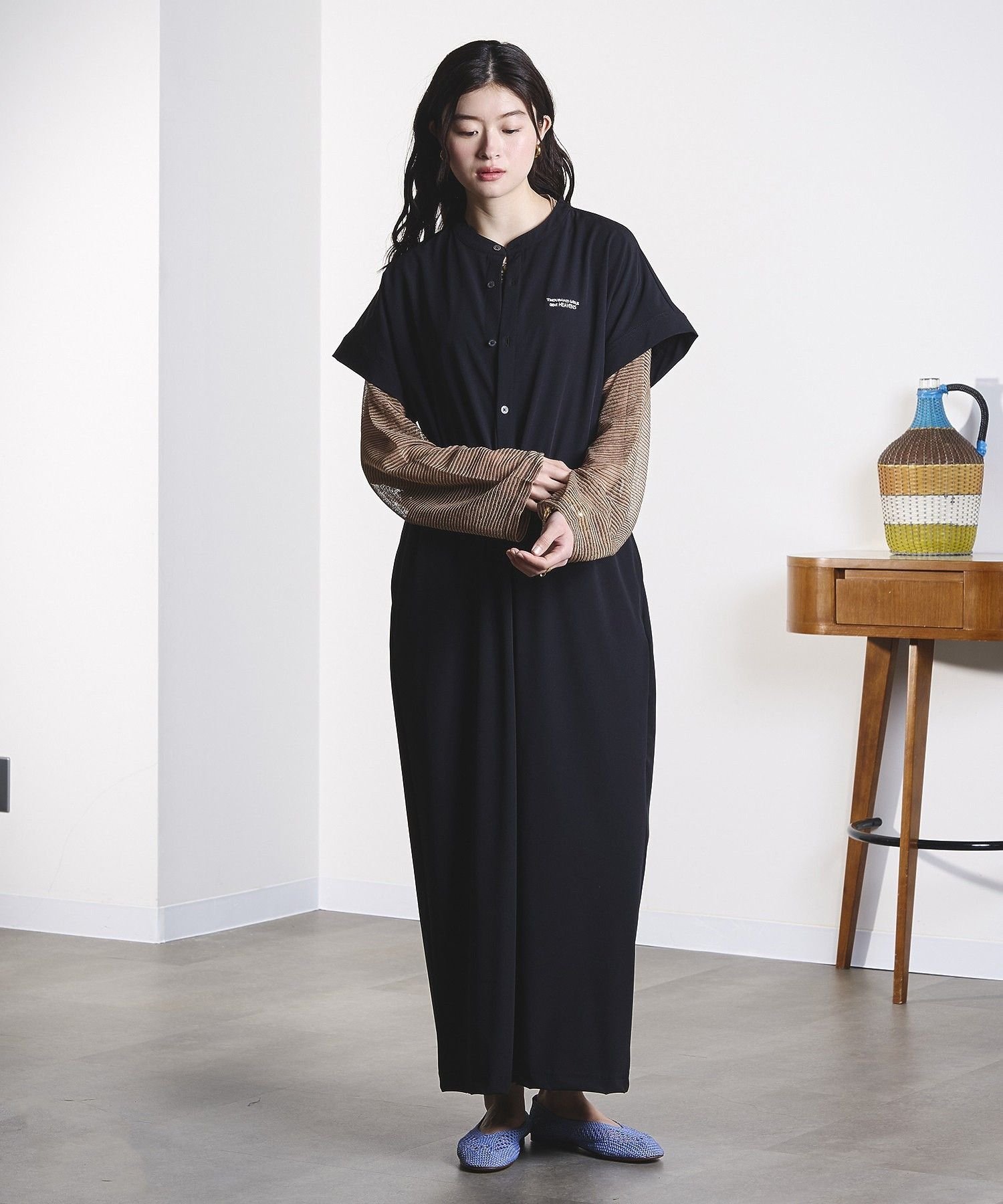 ROSE BUD ALL IN ONE ローズバッド パンツ その他のパンツ ブラック