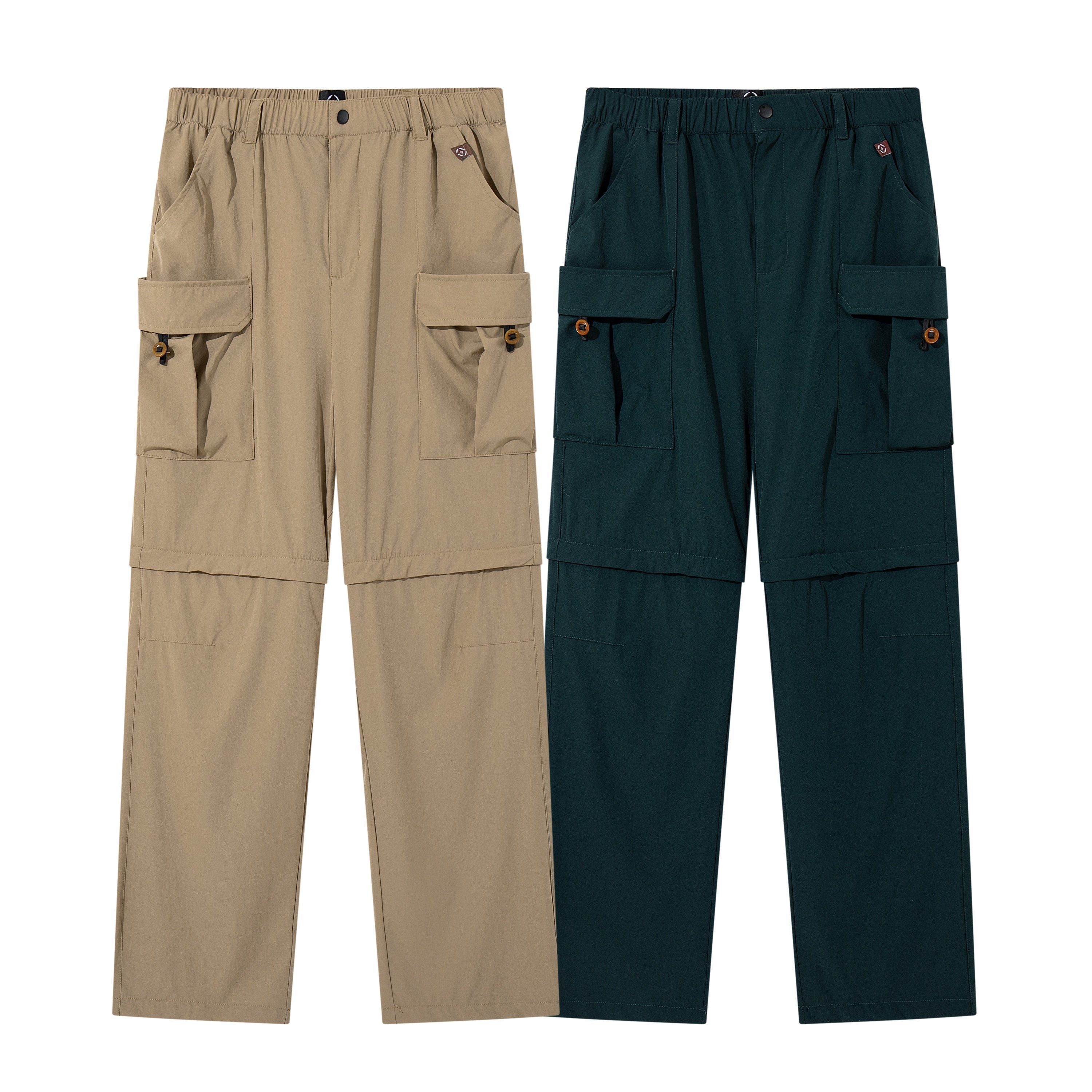 S'more 2way big pocket pants アイモハ パンツ カーゴパンツ ネイビー ベージュ