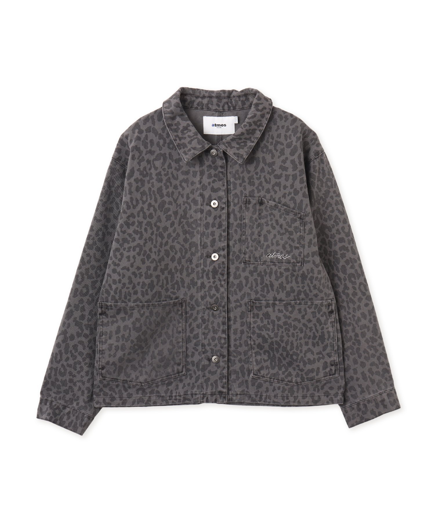atmos atmos Leopard Pattern Coverall LIGHT BLACK アトモス ジャケット・アウター その他のジャケット・アウター ブラック