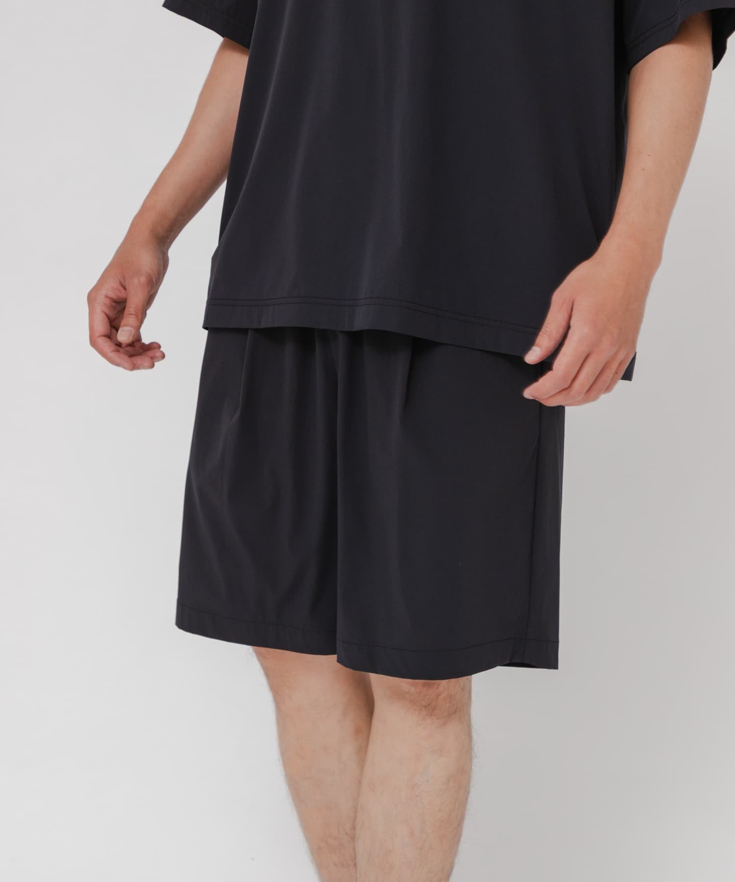『撥水/接触冷感』『UR TECH MoLight』PACKABLE SHORTS アーバンリサーチ パンツ その他のパンツ ブラック グレー