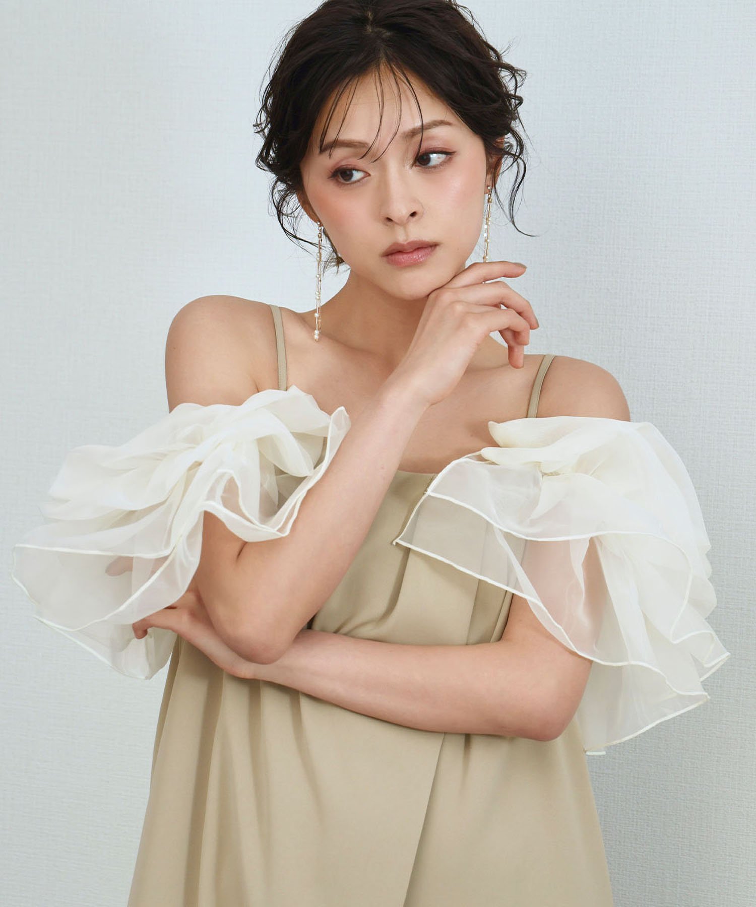 楽天市場】結婚式 袖フリルの通販