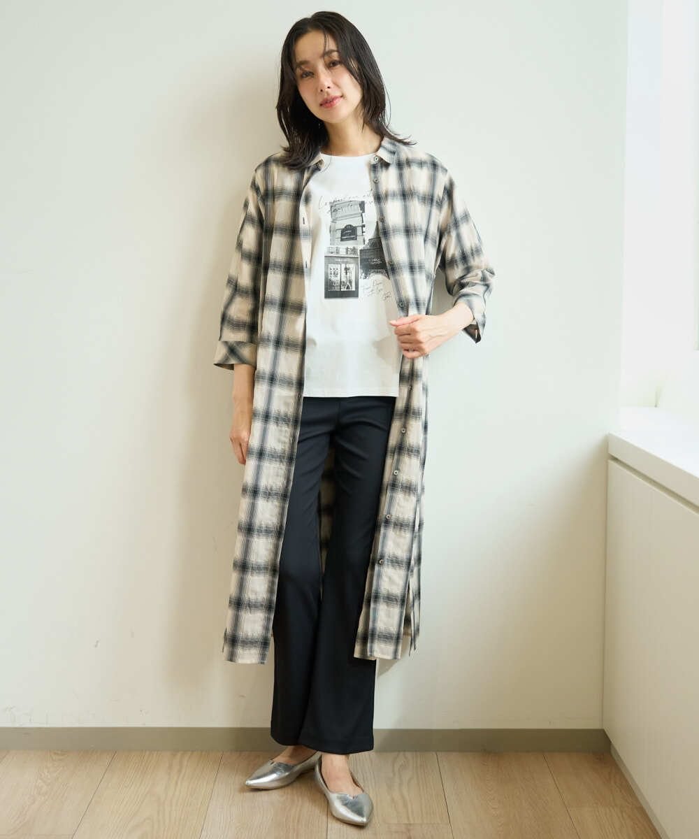 [日本製]フレアリブパンツ ジョルジュ・レッシュ パンツ その他のパンツ ブラック
