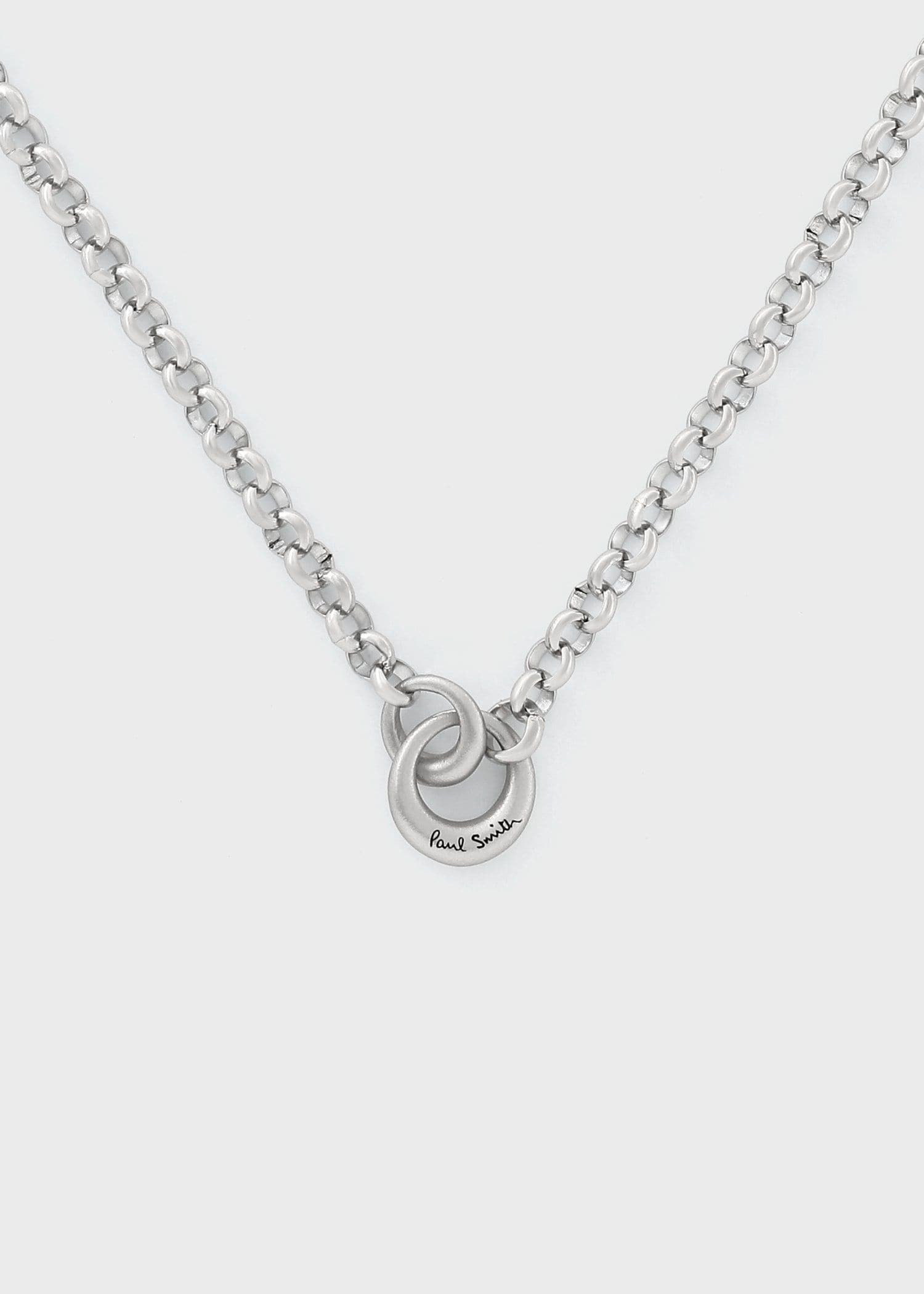 Paul Smith "New Double Ring Motif" ネックレス ポール・スミス アクセサリー・腕時計 ネックレス シルバー【送料無料】