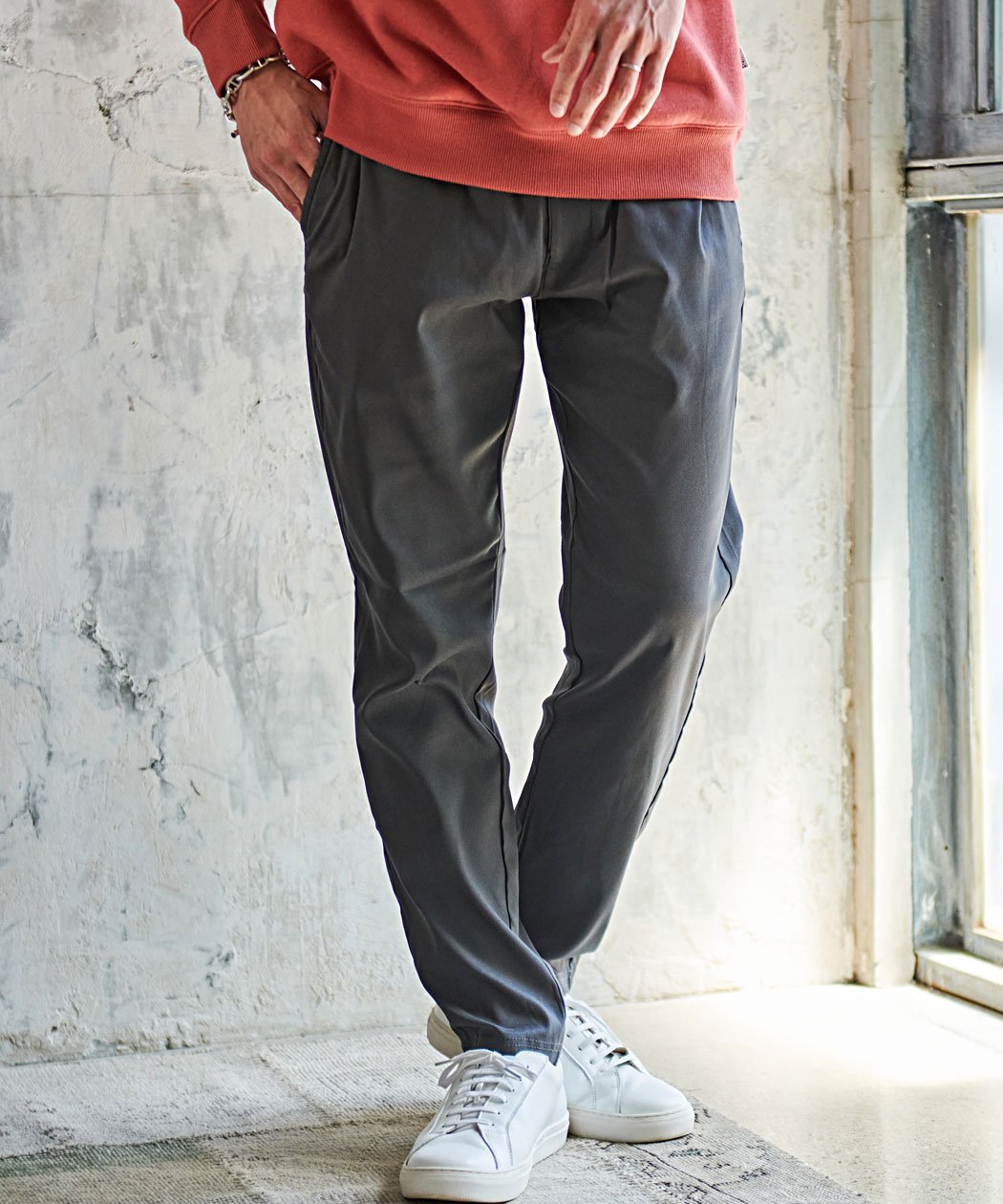 SB select NATURAL STORY 裏起毛レギンスパンツ シルバーバレット パンツ チノパンツ ブラウン