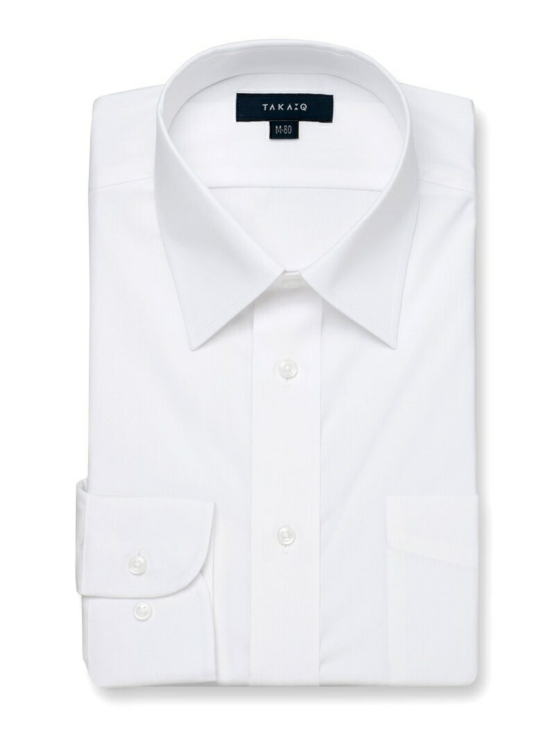 TAKA-Q 形態安定 吸水速乾 レギュラーフィット レギュラーカラー長袖シャツ タカキュー スーツ・フォーマル Yシャツ・カッターシャツ