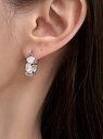 【SALE/55%OFF】Coo+i ハートビジュースナップピアス スレンダー アクセサリー・腕時計 ピアス シルバー(4)
