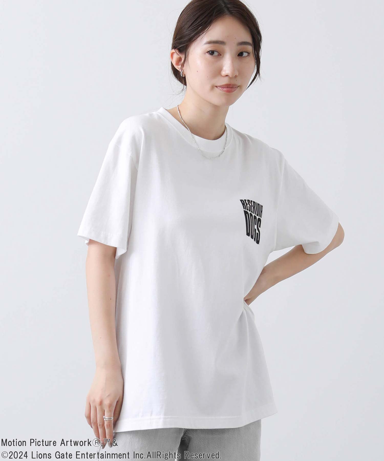 RESERVOIRロゴTシャツ グレディブリリアン トップス カットソー・Tシャツ ホワイト