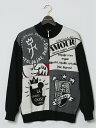GRAND-BACK 【大きいサイズ】カステルバジャック/CASTELBAJAC ハーフジップ スタンドカラーニット メンズ 長袖 ギフト プレゼント インナー...