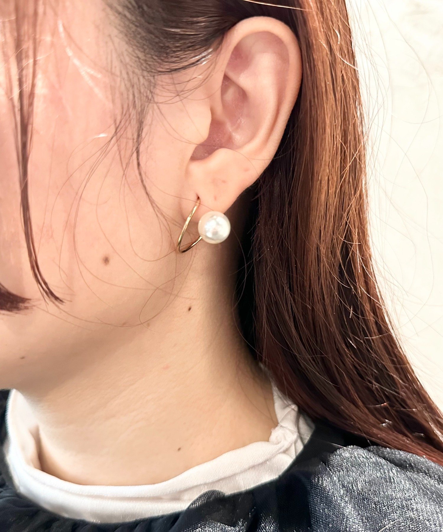 amplis 【amplis】pearl kyuピアス ゴールド ジュエルアディクト アクセサリー・腕時計 ピアス ゴールド