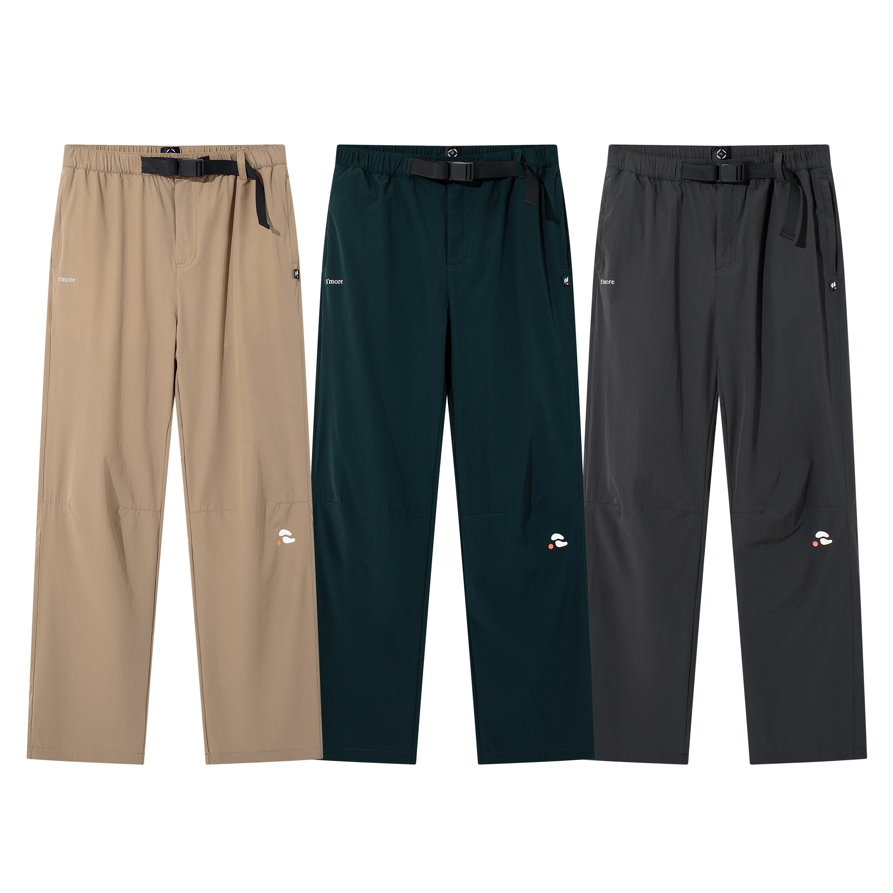 S'more Stretch nylon pants アイモハ パンツ その他のパンツ ネイビー ベージュ グレー