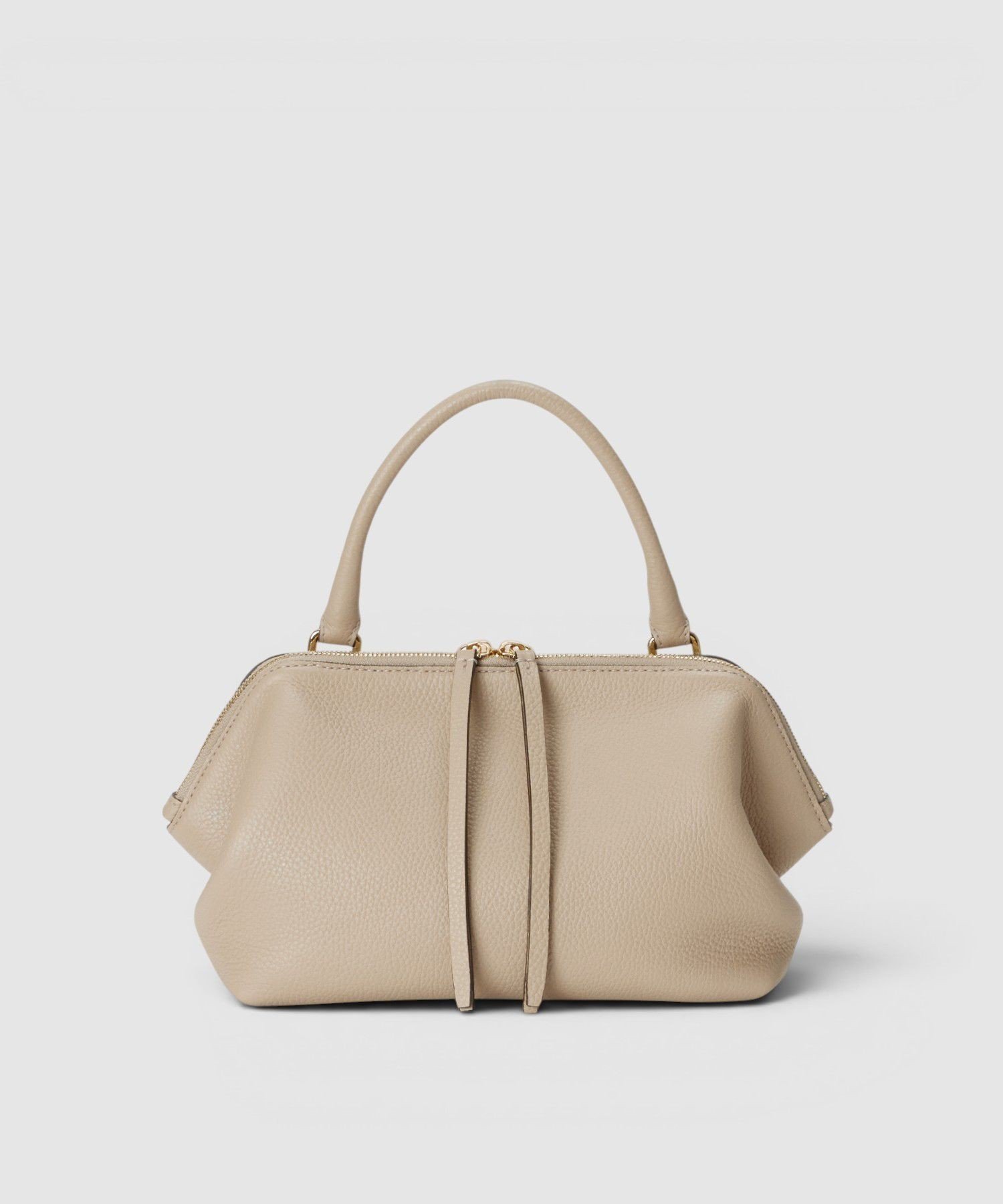 allureville ワンハンドルボストンバッグ アルアバイル バッグ ショルダーバッグ ベージュ【送料無料】