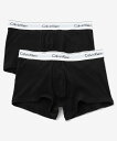 Calvin Klein Underwear  カルバンクライン MODERN COTTON STRETCH ボクサーパンツ 2枚パック Calvin Klein Underwear NB1086 カルバン・クライン インナー・ルームウェア ボクサーパンツ・トランクス ブラック グレー ホワイト