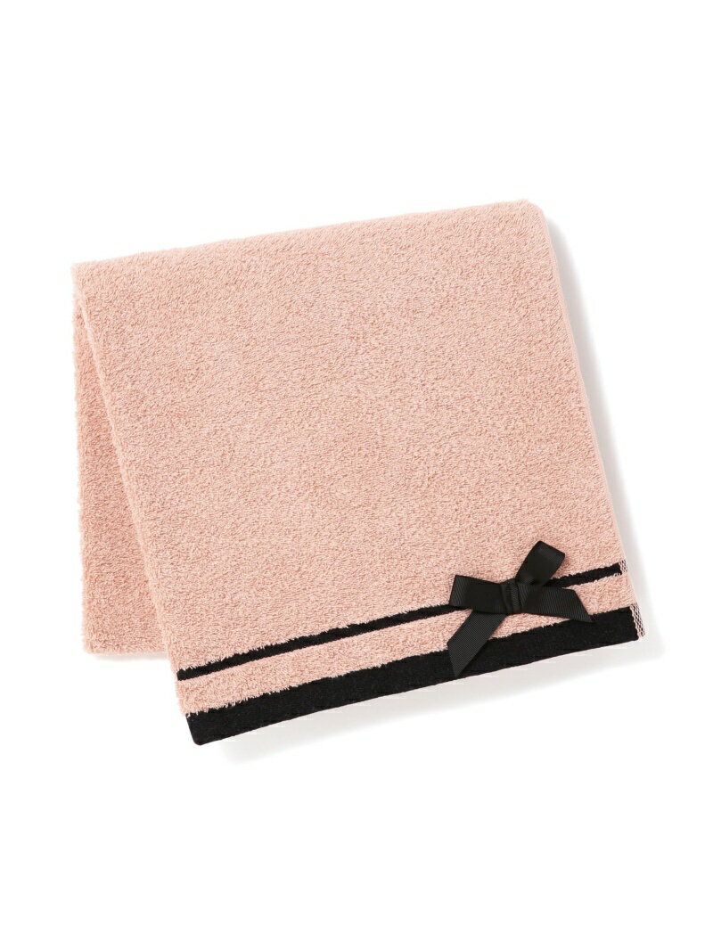 【SALE／20%OFF】Francfranc 吸水速乾 バスタオル リボン フランフラン インテリア・生活雑貨 タオル ピンクのサムネイル