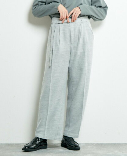 【SALE/70%OFF】MELROSE CLAIRE 【シーズンを象徴する生地感のベルテッドワイドパンツ】 メルローズクレール パンツ その他のパンツ ホワイト ブラック【送料無料】 【SALE/70%OFF】MELROSE CLAIRE 【シーズンを象徴する生地感のベルテッドワイドパンツ】 メルローズクレール パンツ その他のパンツ ホワイト ブラック【送料無料】