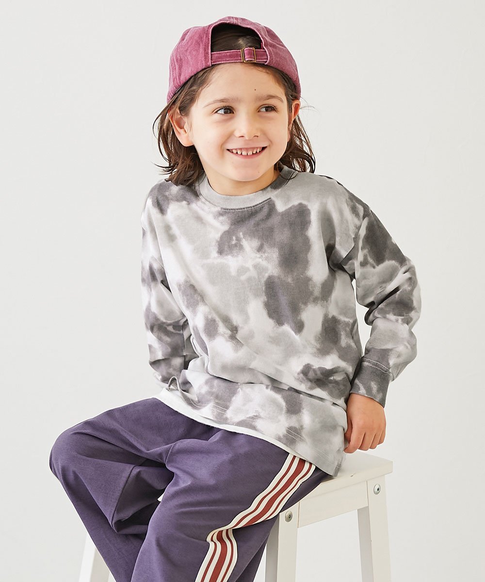 【SALE／20%OFF】devirock タイダイプリント 長袖Tシャツ ロンT トップス 25AW デビロック トップス カ..