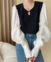 【SALE/65%OFF】aimoha - select - aimoha -select-/エレガントビショップスリーブトップス アイモハ トップス シャツ・...