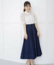 【SALE/70%OFF】Noela ジップデザインスカート ノエラ スカート ロング・マキシスカート ネイビー ホワイト ベージュ【送料無料】