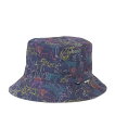 【SALE/40%OFF】SHIPS KIDS SHIPS KIDS:<UVカット>リバティ リバーシブル バケット ハット シップス 帽子 ハット ネイビー
