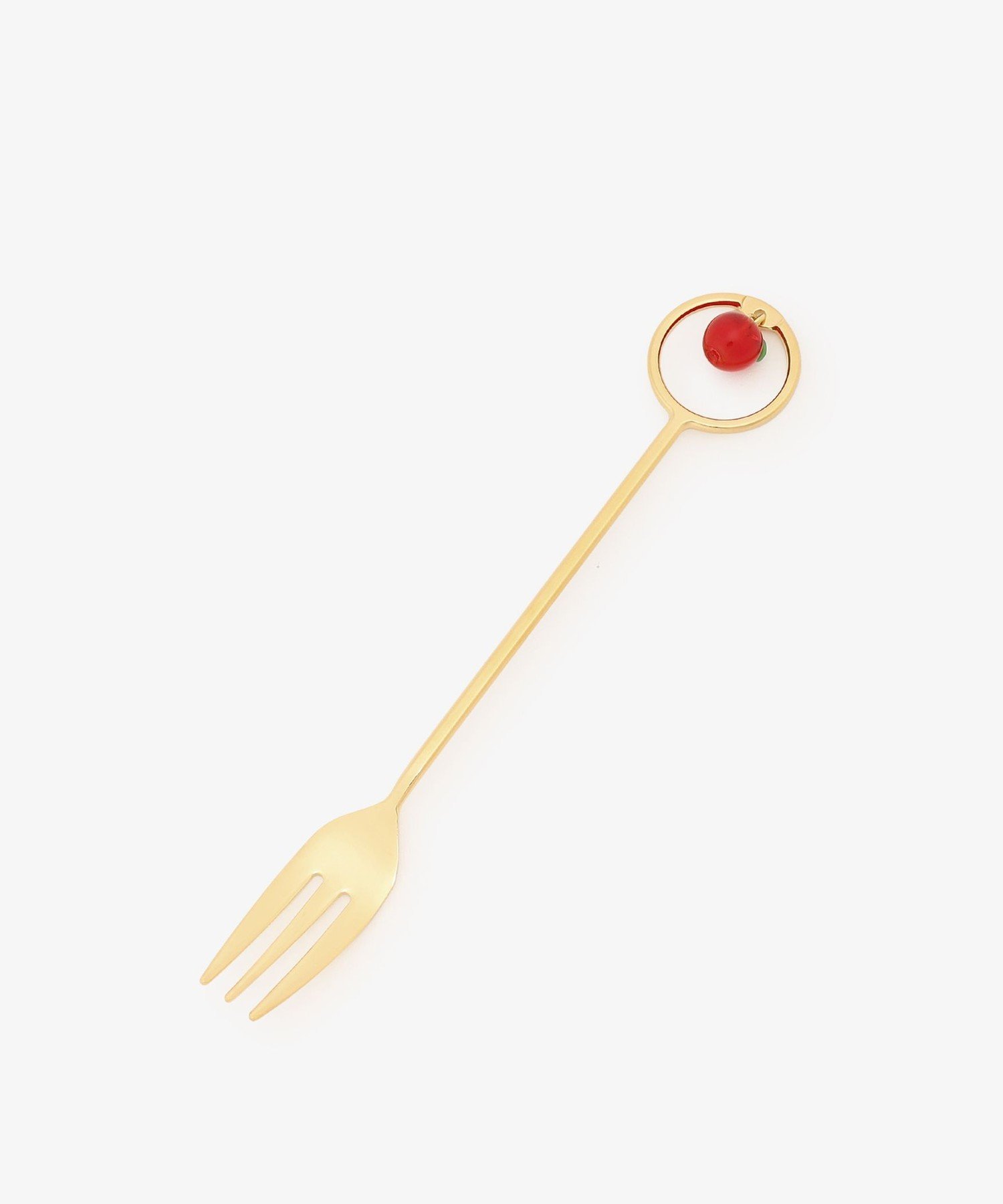 【SALE／44%OFF】Afternoon Tea LIVING アップルチャームフォーク アフタヌーンティー・リビング 食器・調理器具・キッチン用品 カトラリー ゴールドのサムネイル