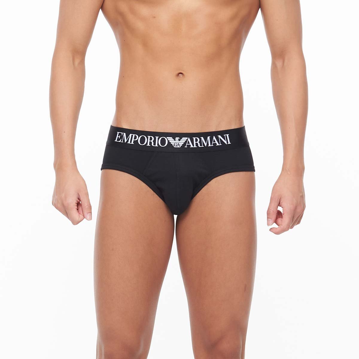 EMPORIO ARMANI EMPORIO ARMANI ICONIC LOGOBAND STRETCH COTTON BRIEF ブリーフ ...