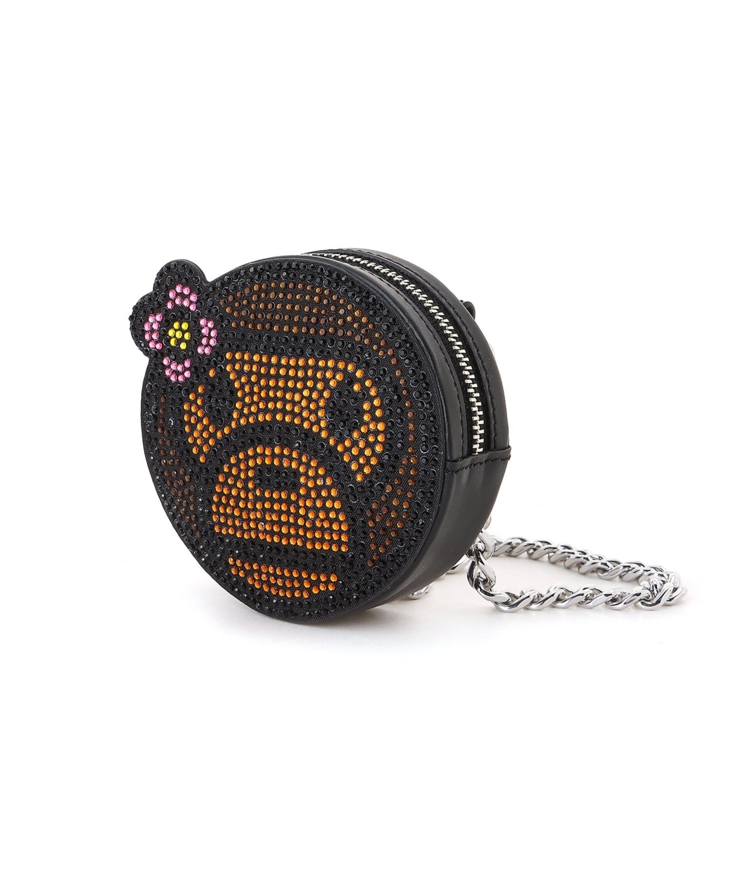A BATHING APE (W)LISA FACE CRYSTAL STONE MINI SHOULDER ア ベイシング エイプ バッグ ショルダーバッグ ブラック【送料無料】