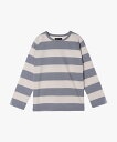 agnes b. FEMME 太ボーダー コットン 長袖Tシャツ