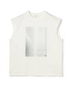 【SALE/40%OFF】MACPHEE フォトプリント ノースリーブTシャツ トゥモローランド トップス ノースリーブ・タンクトップ ホワイト【送料無料】